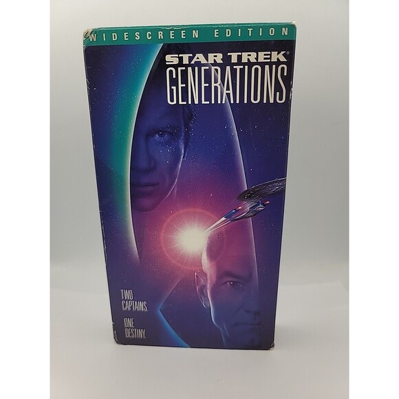 Sealed Vintage Star Trek Generations Wideacreen VHS Tape 1995 - Picture 1 of 9